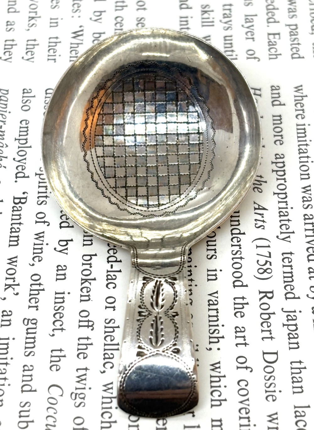 Georgian Silver Tea Caddy Spoon View II