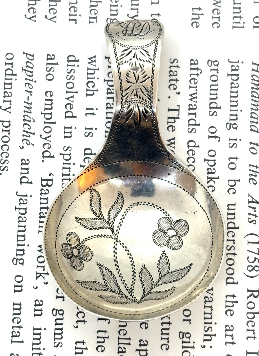 Georgian Silver Tea Caddy Spoon View II