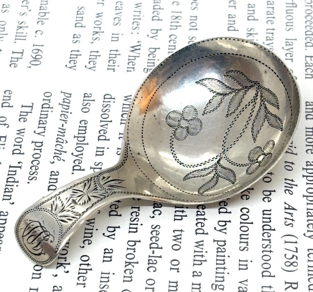Georgian Silver Tea Caddy Spoon View III