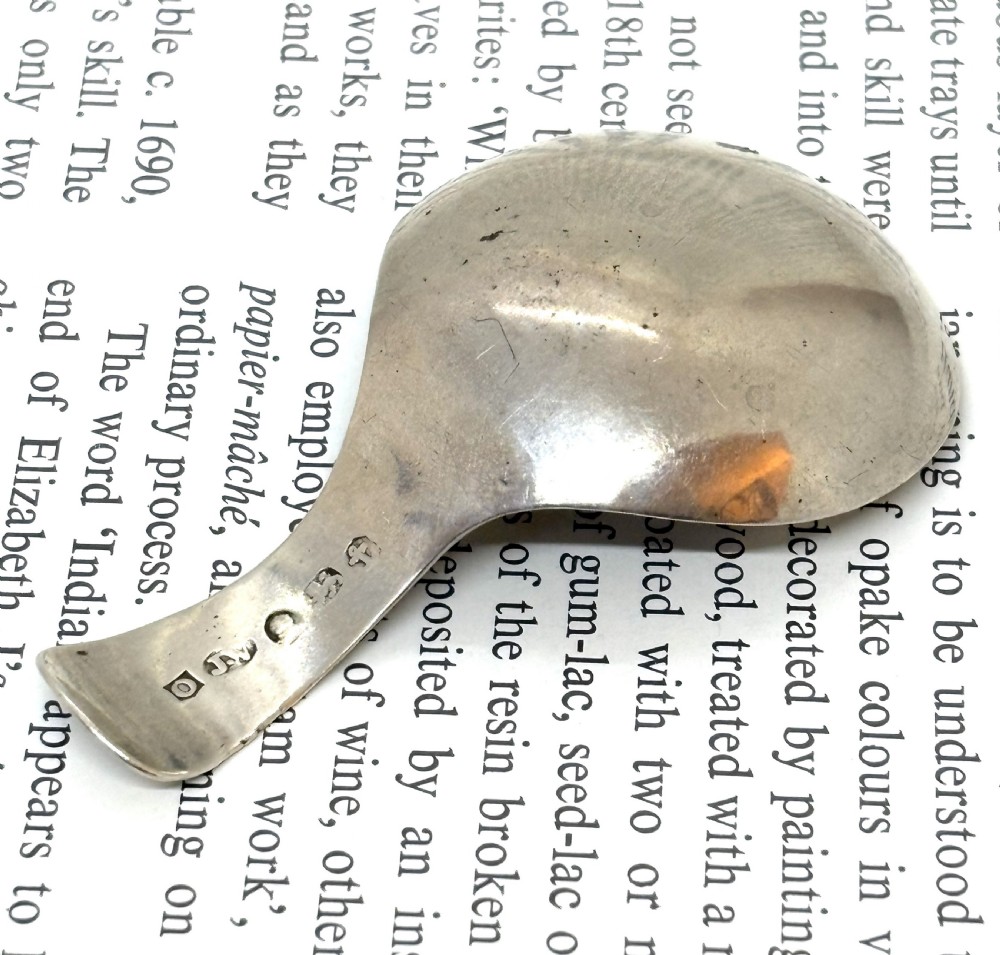 Georgian Silver Tea Caddy Spoon View IV