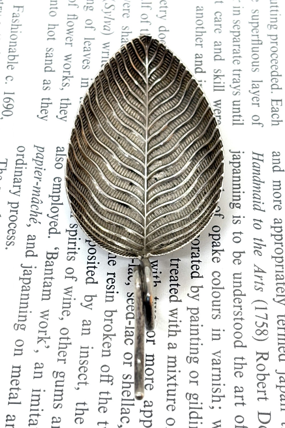 Rare Georgian Silver Tea Caddy Spoon View III