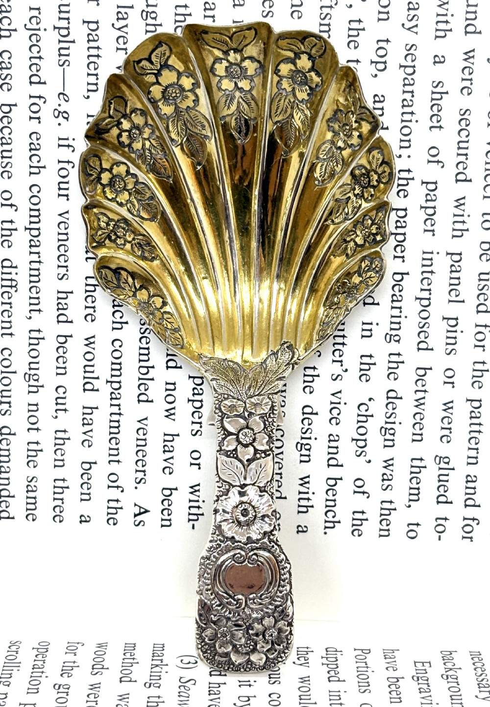 Georgian Silver Gilt Caddy Spoon View II