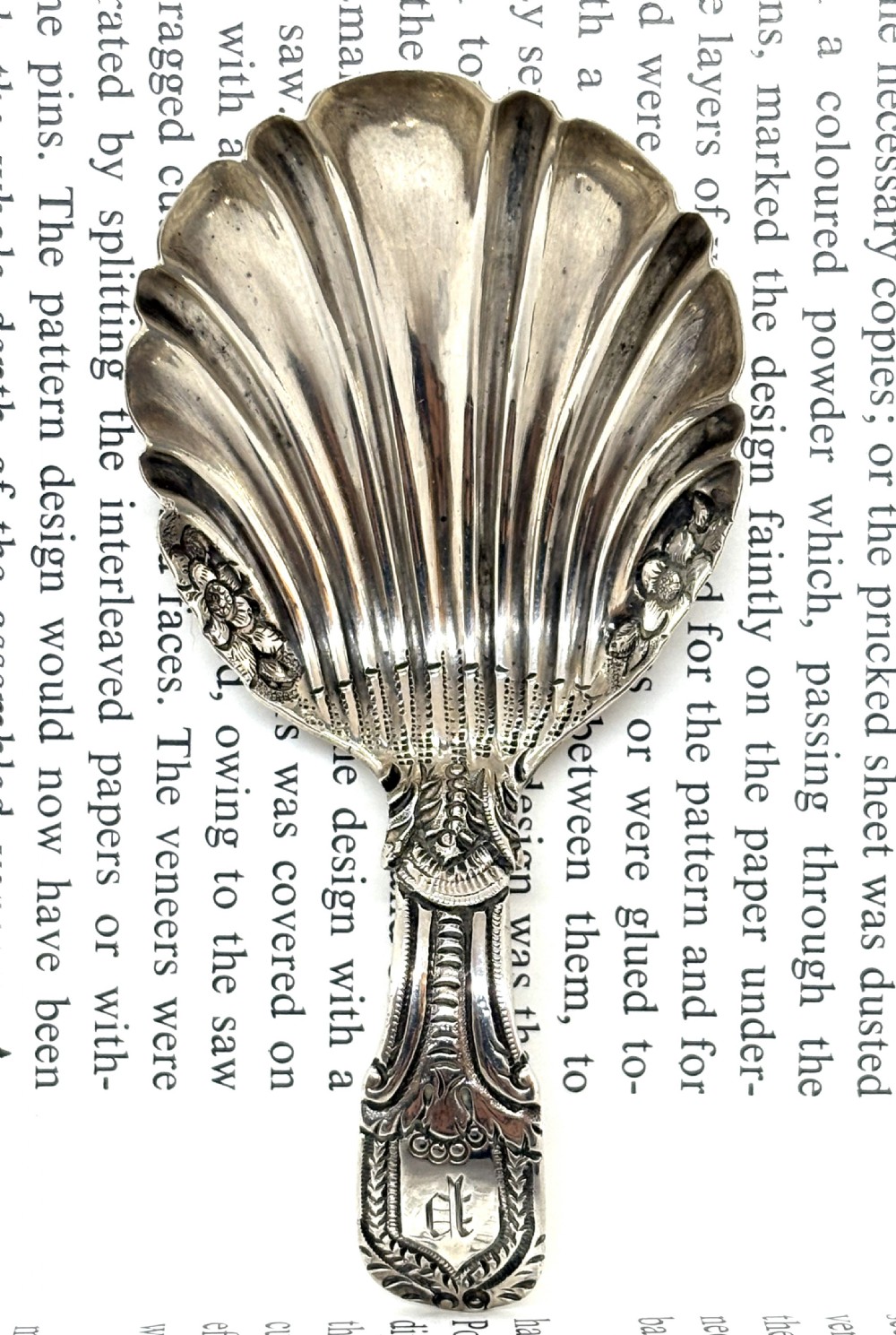 Georgian Silver Tea Caddy Spoon