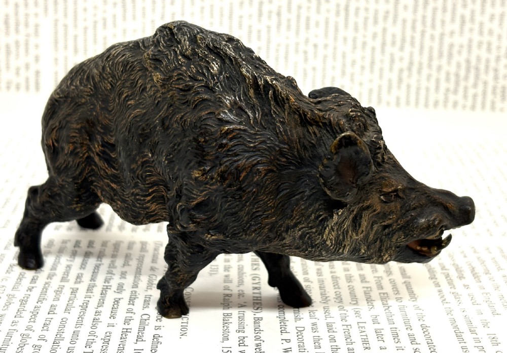 Austrian Cold Painted Wild Boar View II
