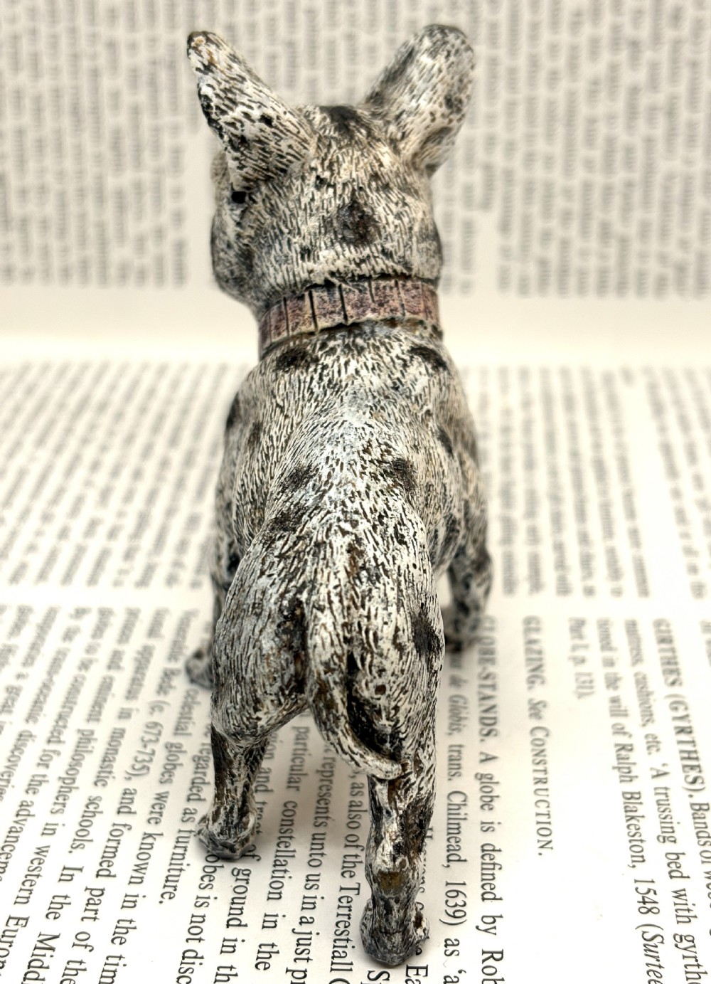 Franz Xaver Bergmann Cold Painted Bronze French Bulldog View V