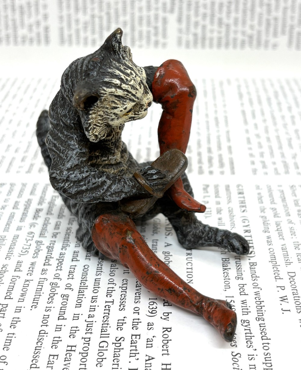 Franz Xaver Bergmann Cold Painted Bronze Whimsical Figure View II