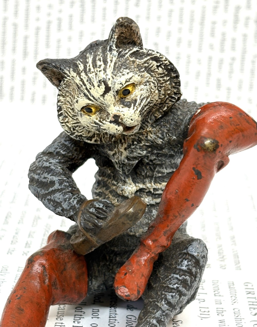 Franz Xaver Bergmann Cold Painted Bronze Whimsical Figure View III