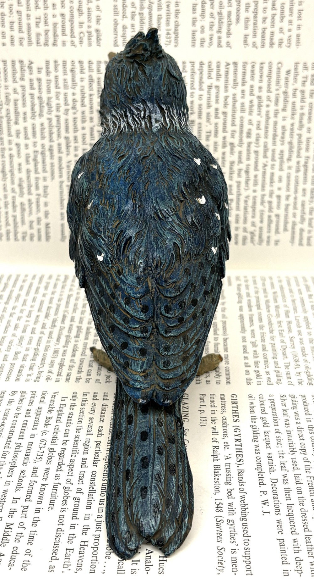 Large Franz Xaver Bergmann Cold Painted Bronze Kingfisher View V