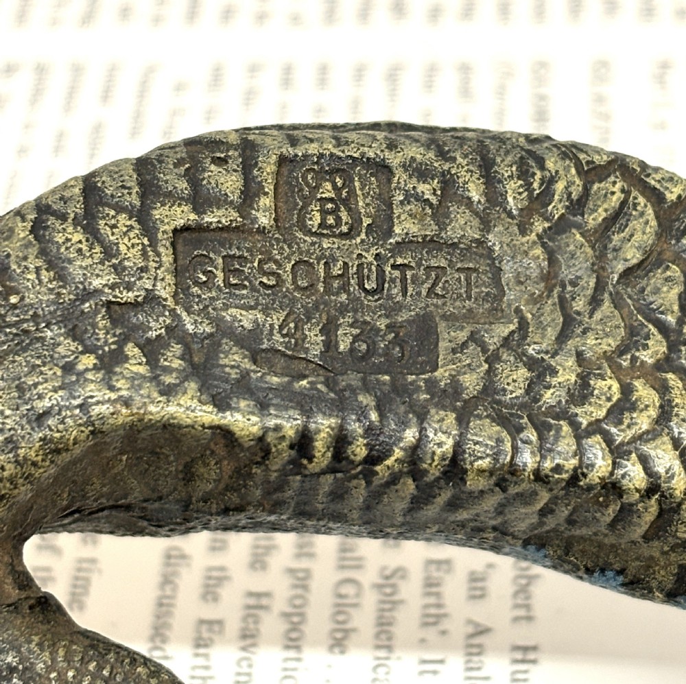 Large Franz Xaver Bergmann Cold Painted Bronze Lizard View IX
