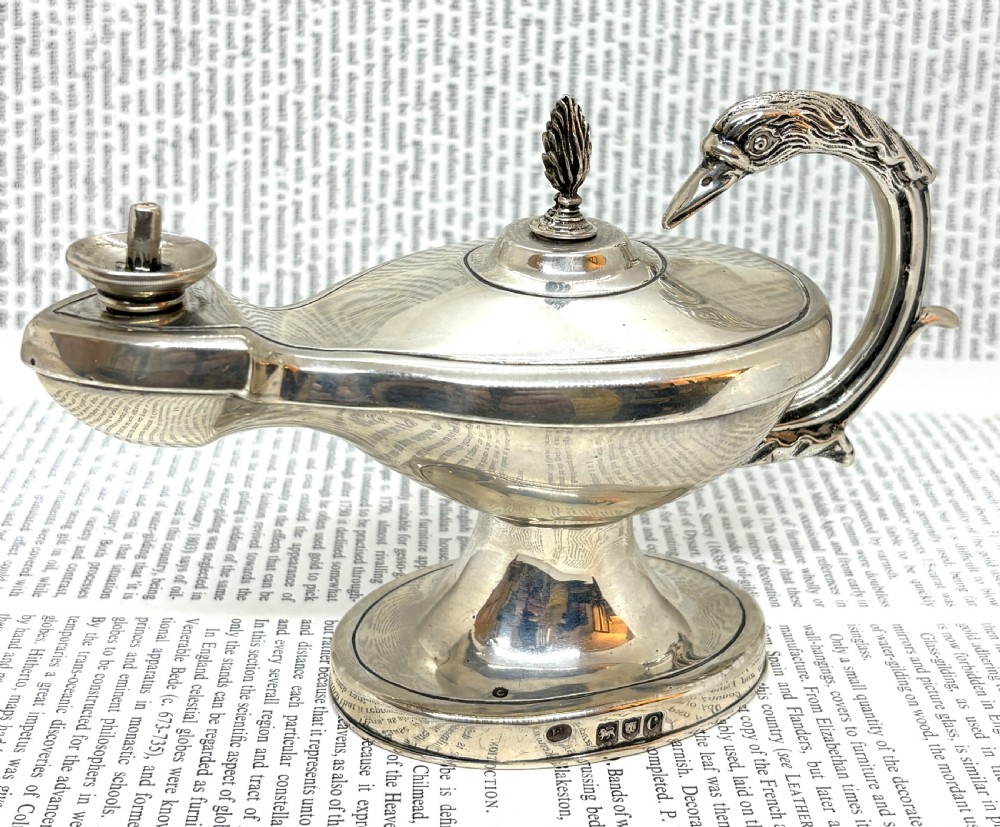 Super Quality Silver Swan Table Cigar Lighter