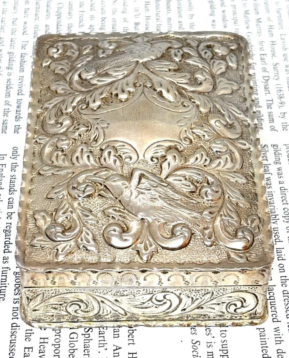 Fine Quality Silver Gilt Table Snuff Box View VIII