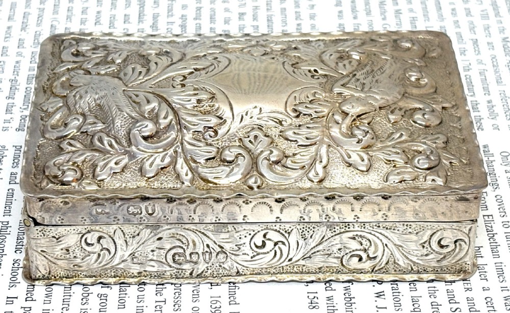Fine Quality Silver Gilt Table Snuff Box View IX