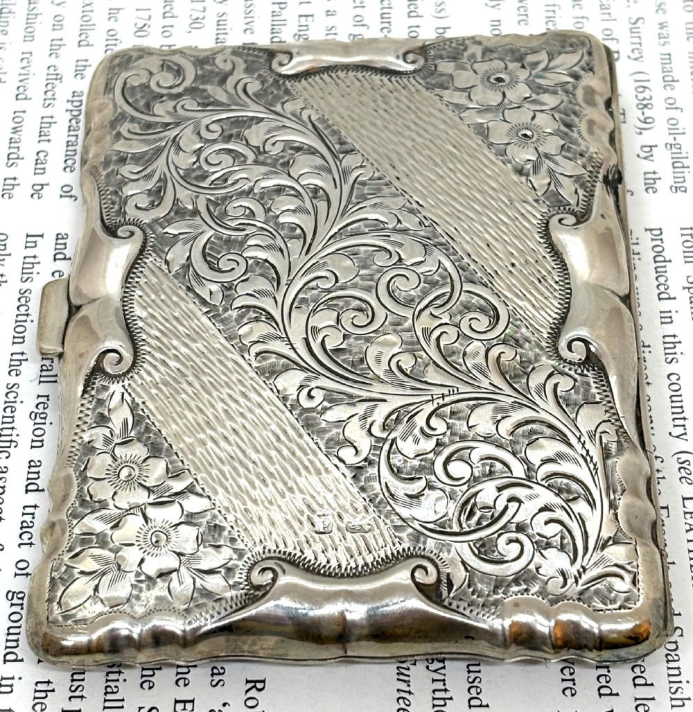 Fine Silver Aide Memoire & Card Case View III