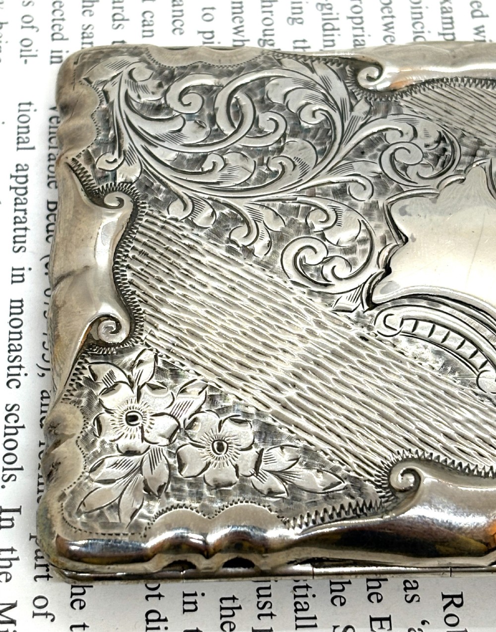 Fine Silver Aide Memoire & Card Case View VIII