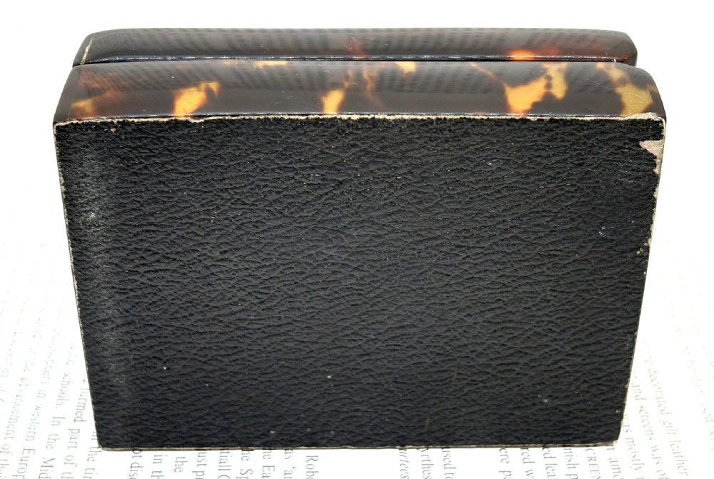 Tortoiseshell & Silver Mounted Games Box View VI
