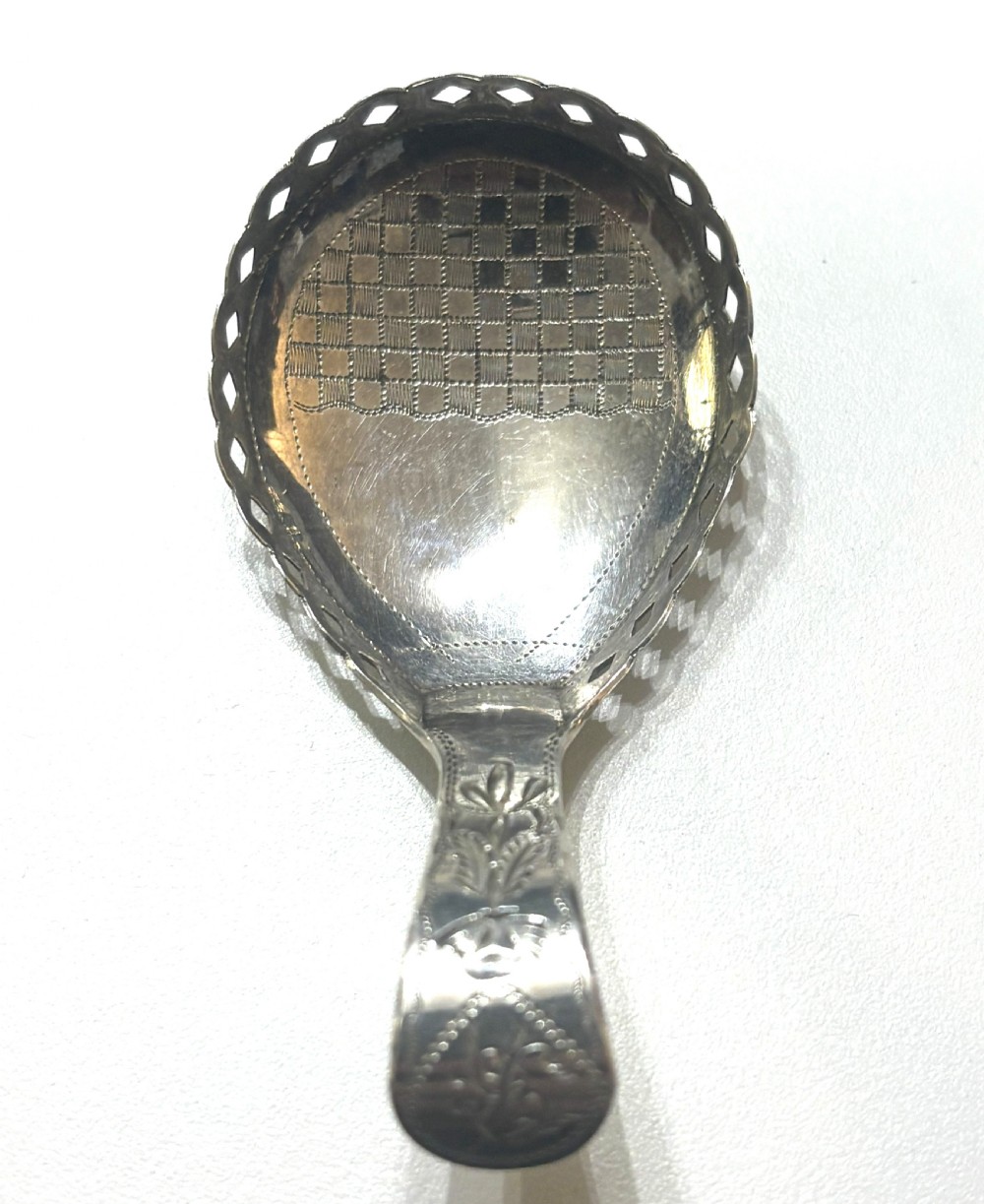 George III Silver Caddy Spoon