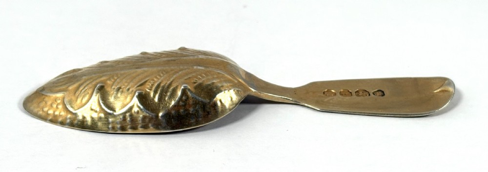Georgian Silver gilt Caddy Spoon View V