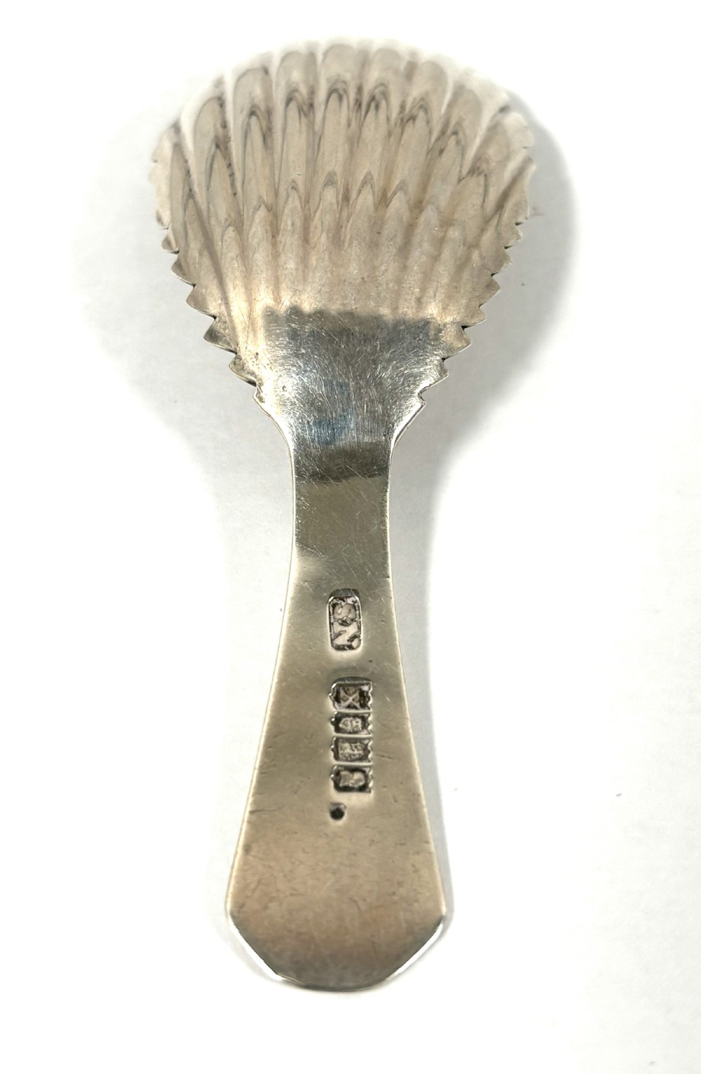 Irish Georgian Silver Caddy Spoon View III