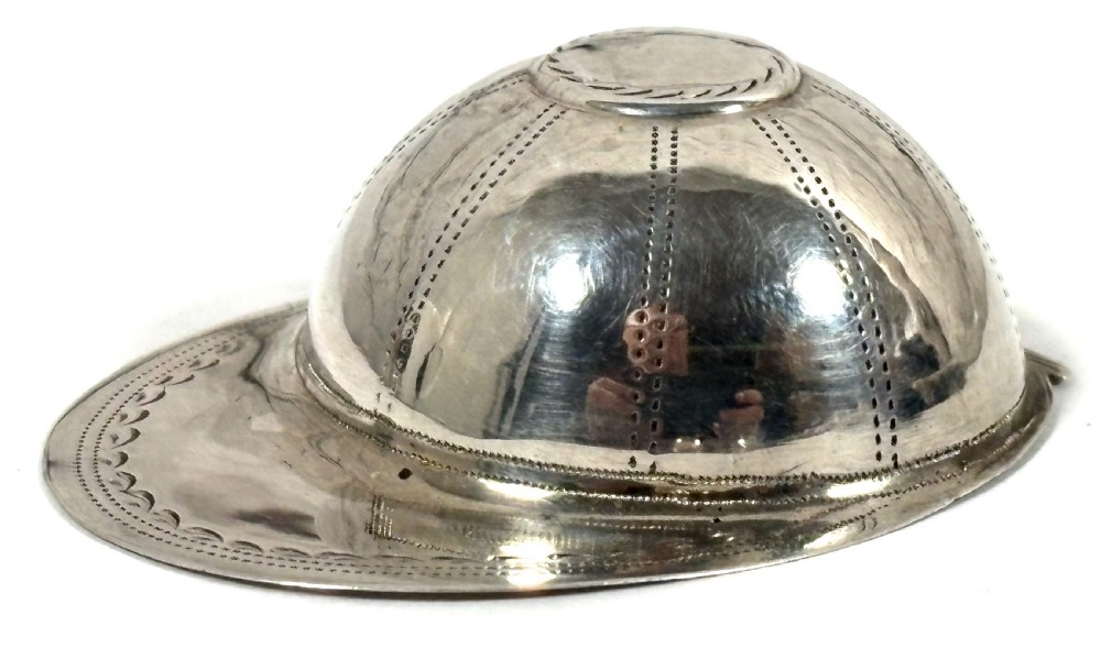 Georgian Silver Jockey Cap Caddy Spoon 1797 View II