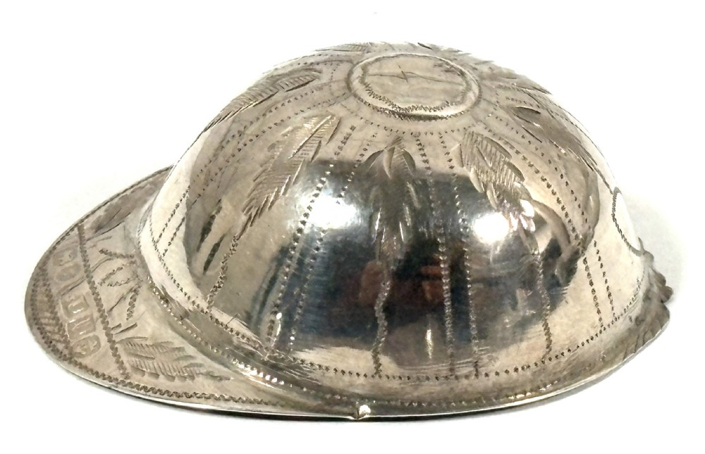 Victorian Silver Jockey Cap Caddy Spoon View III