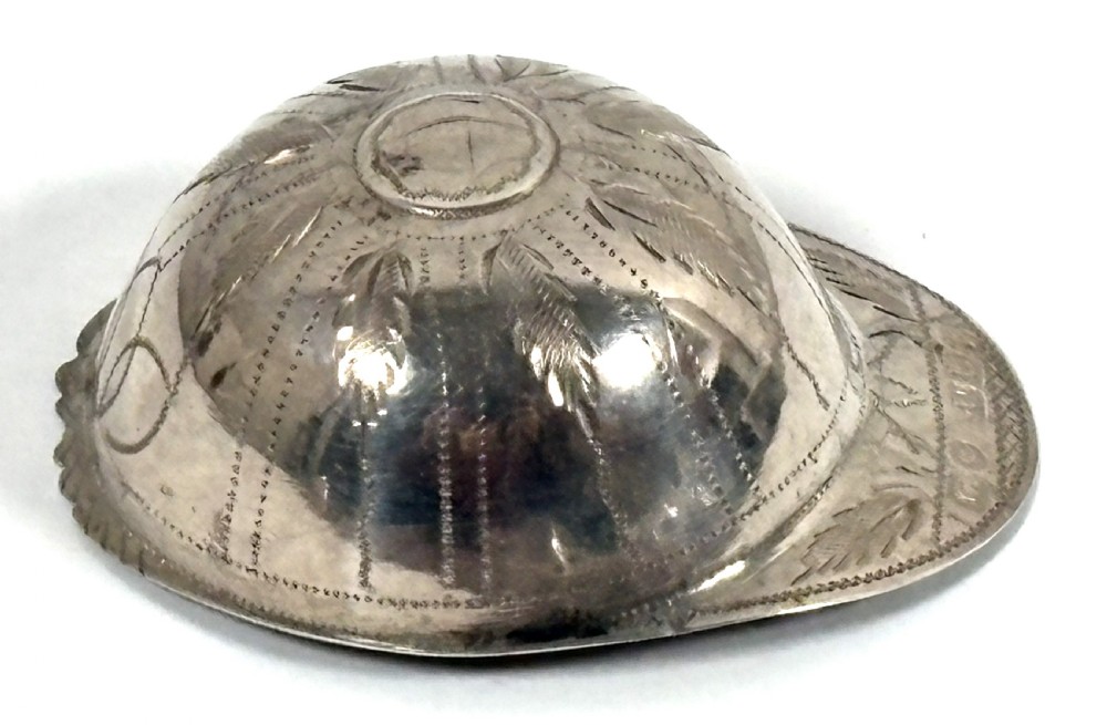 Victorian Silver Jockey Cap Caddy Spoon View VI