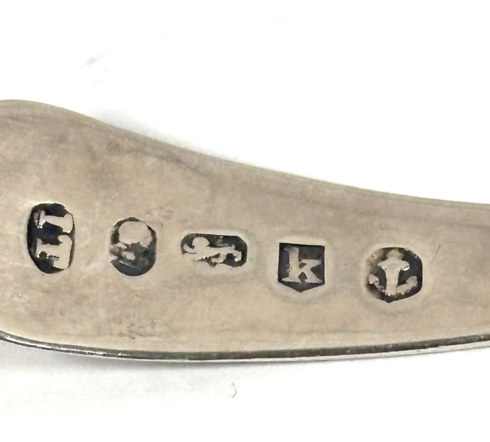 Georgian Silver Caddy Spoon View V