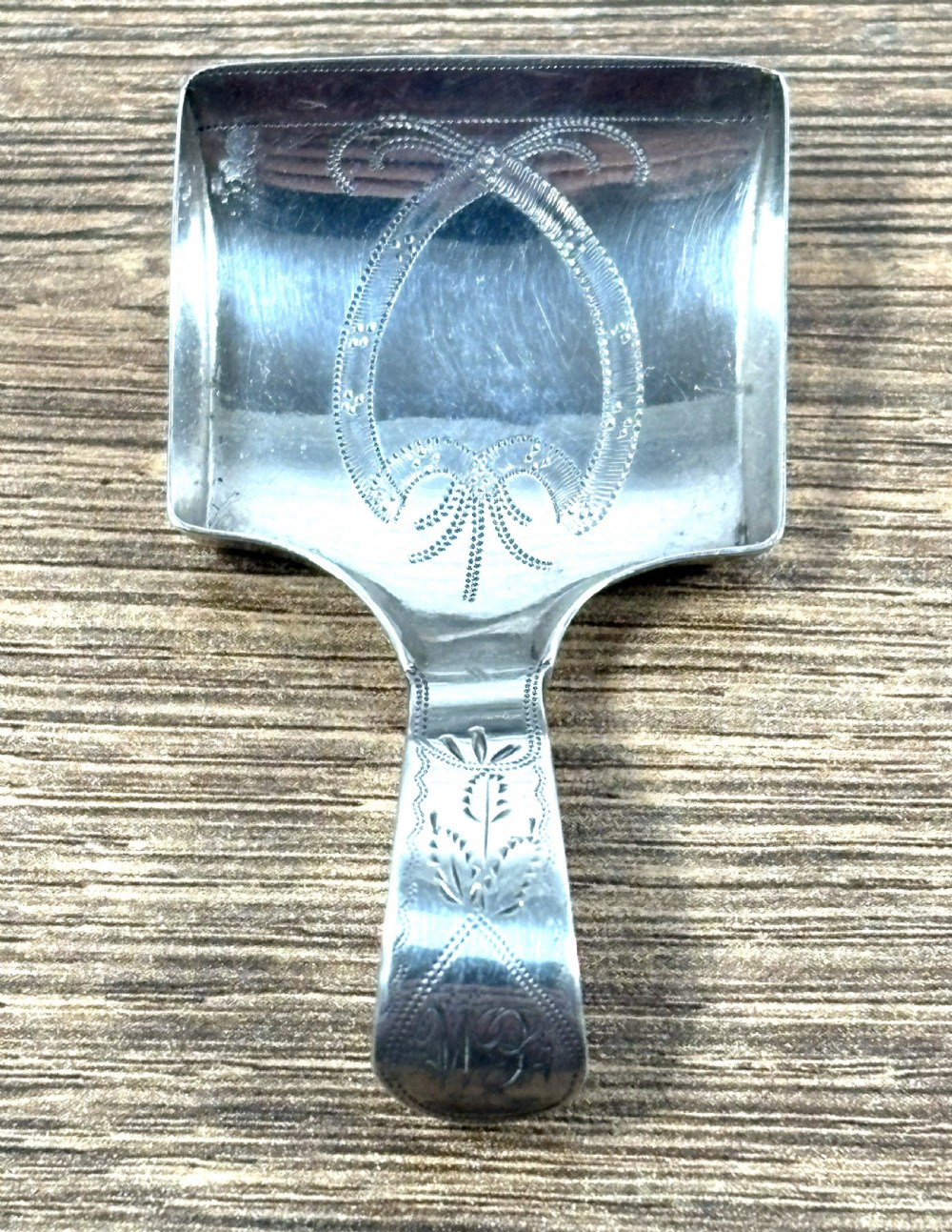 Georgian Silver Caddy Spoon