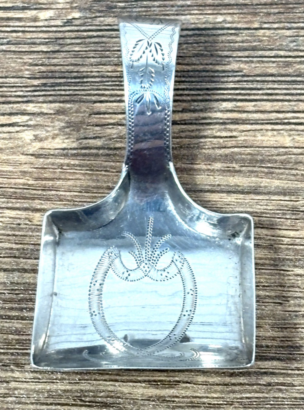 Georgian Silver Caddy Spoon View II
