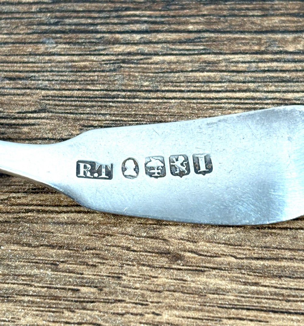 Georgian Scottish Silver Caddy Spoon View V