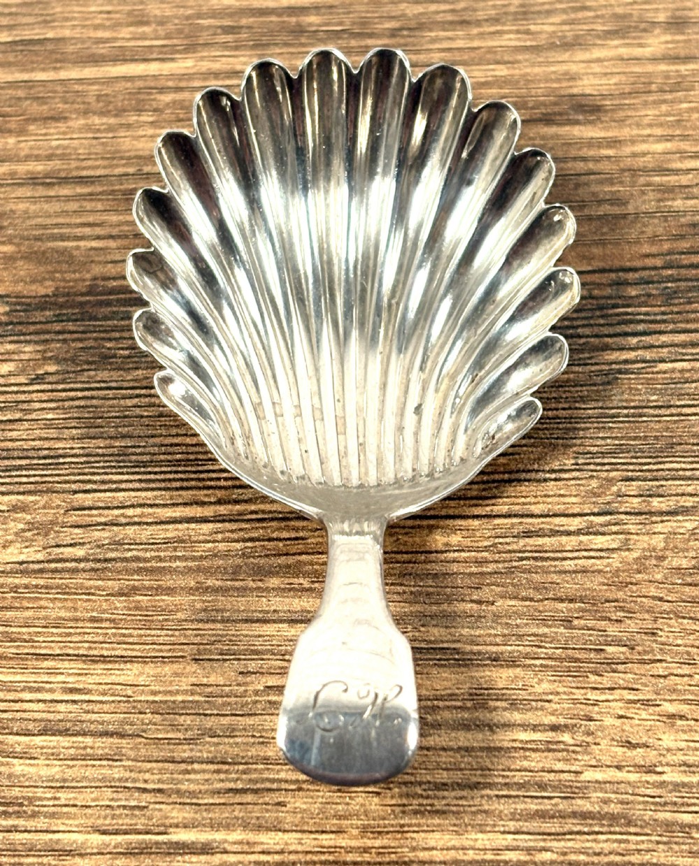 Georgian Scottish Silver Caddy Spoon