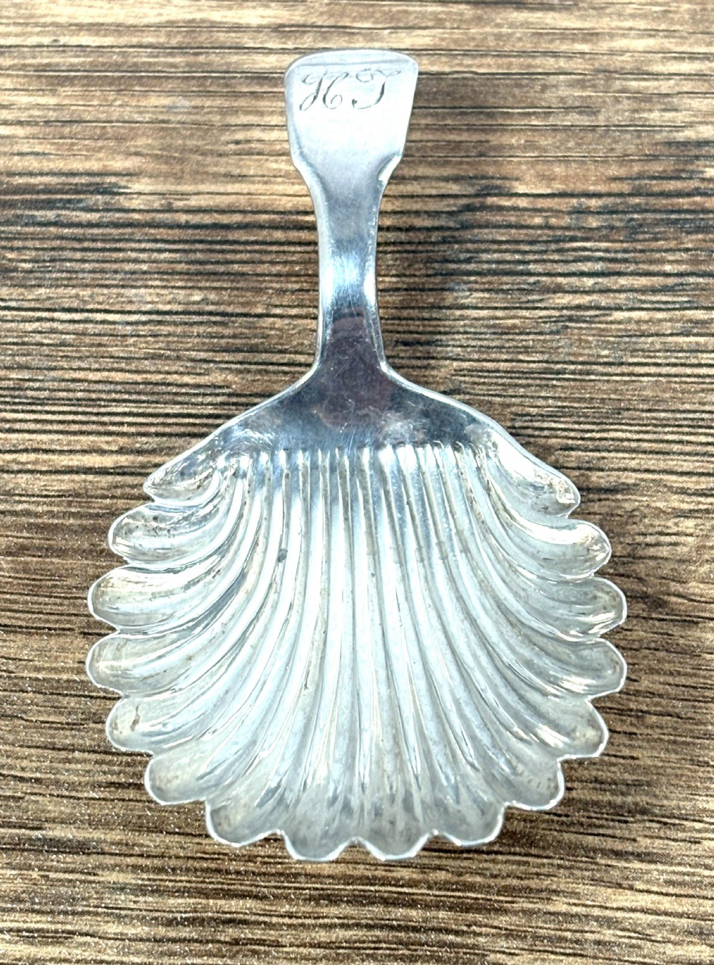 Georgian Scottish Silver Caddy Spoon View II