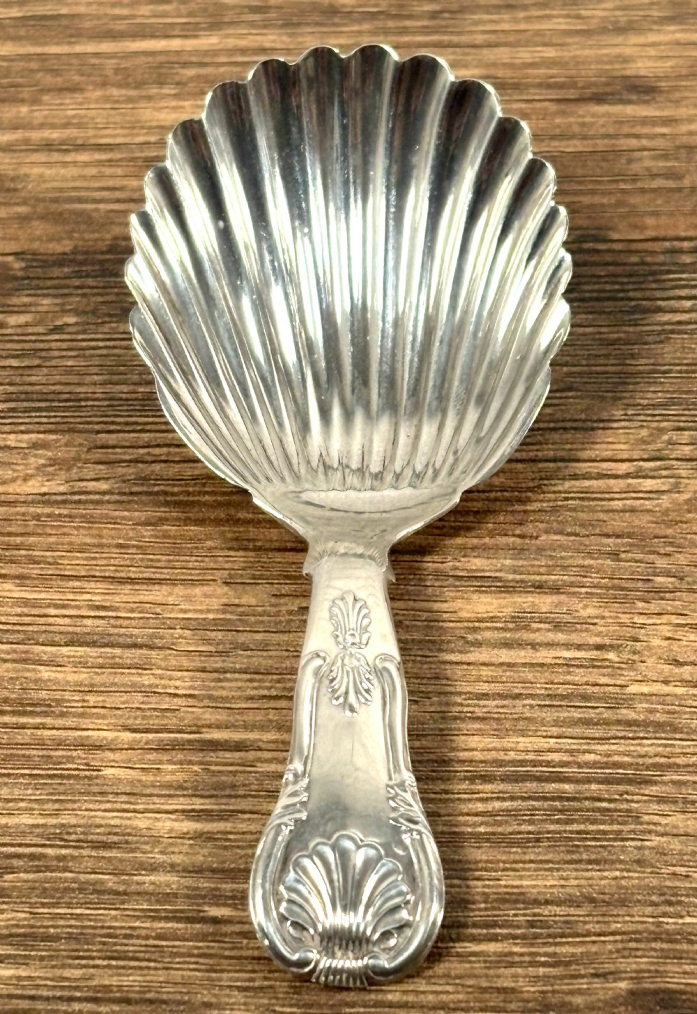 William IV Scottish Silver Caddy Spoon