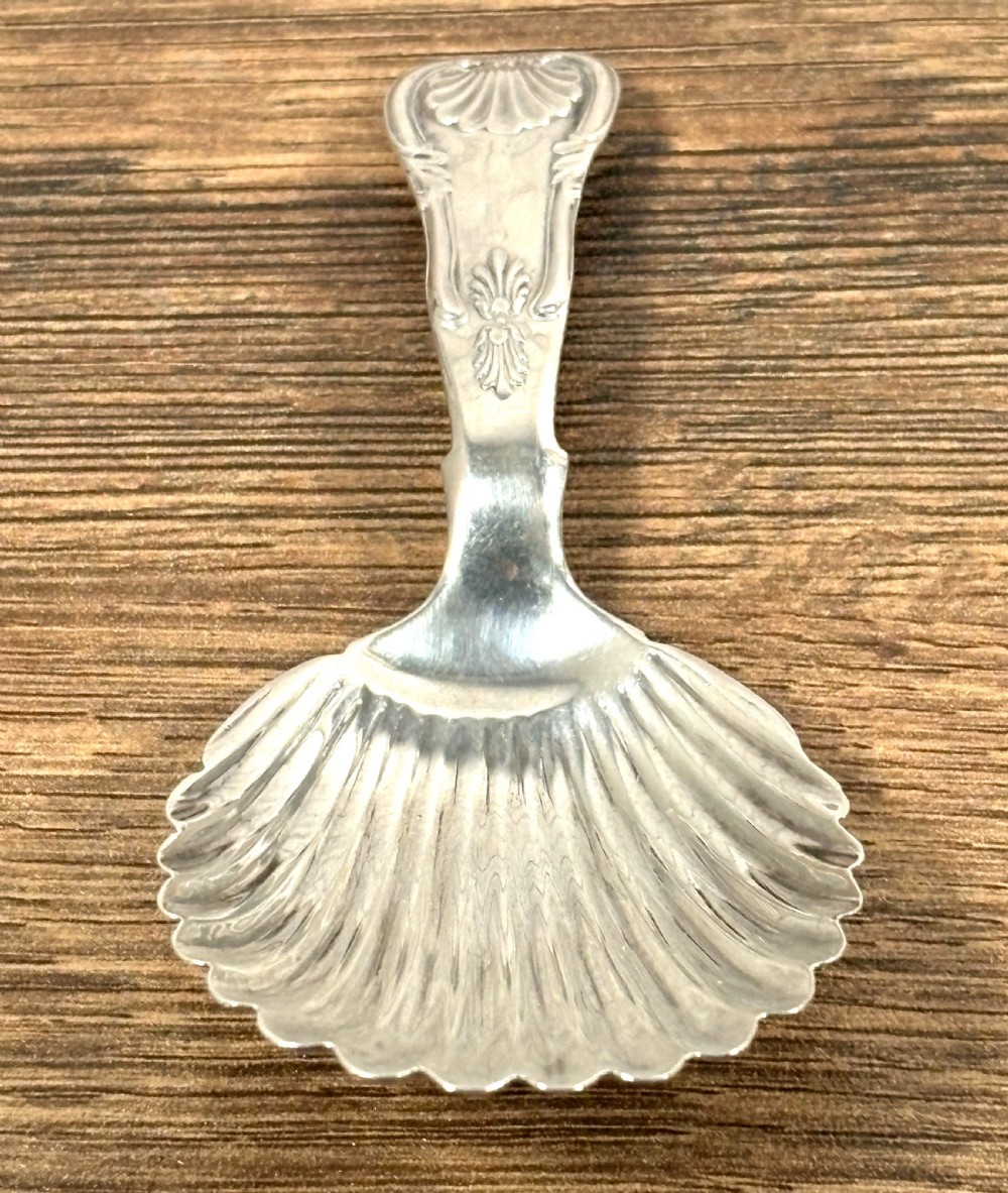 William IV Scottish Silver Caddy Spoon View II
