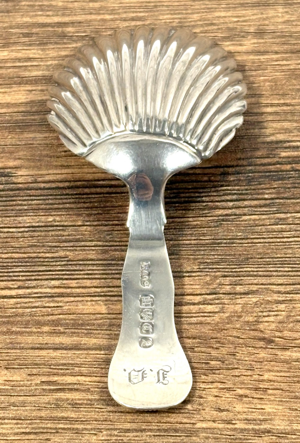 Georgian Scottish Silver Caddy Spoon View III