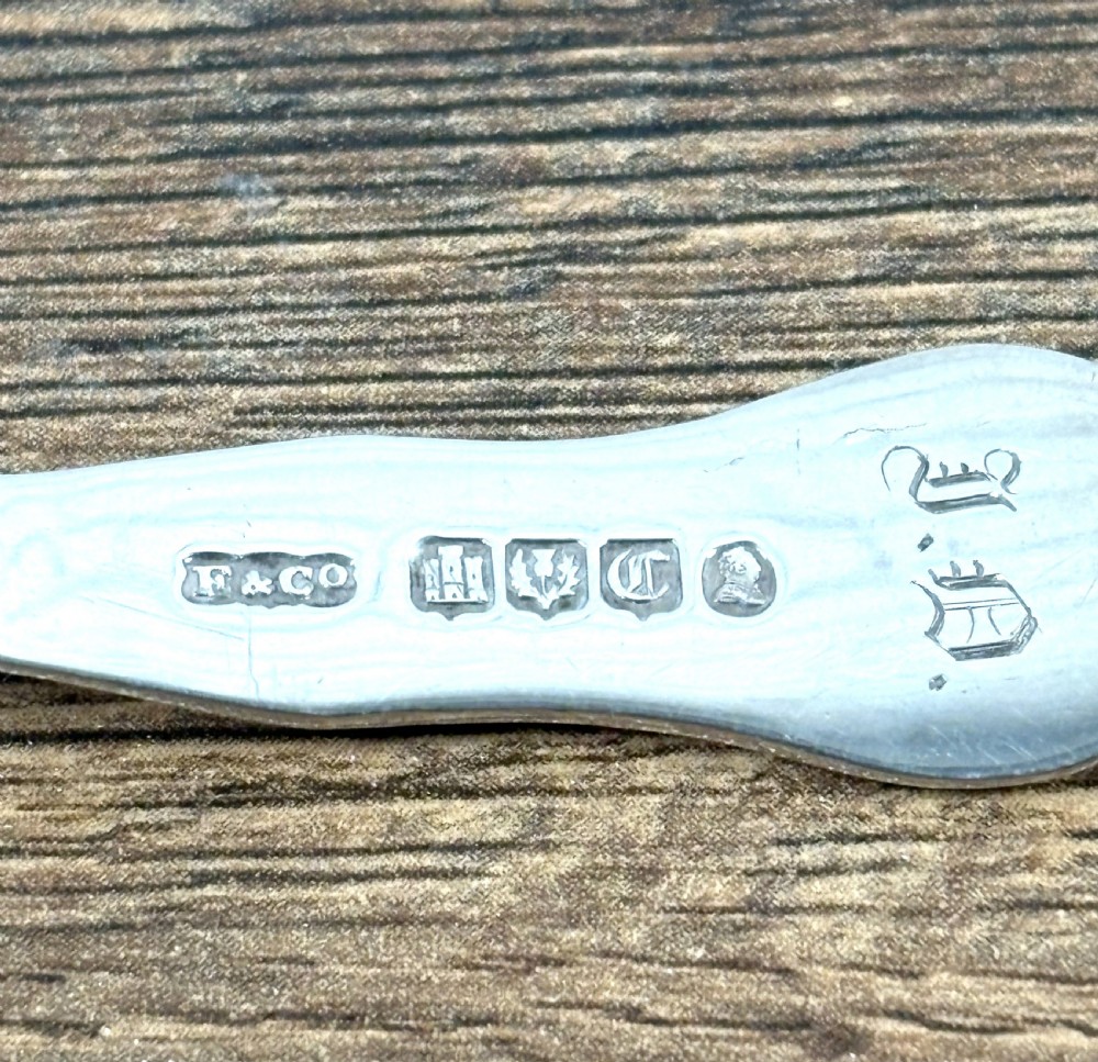 Georgian Scottish Silver Caddy Spoon View V