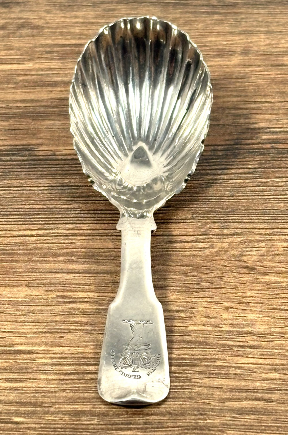Georgian Scottish Silver Caddy Spoon
