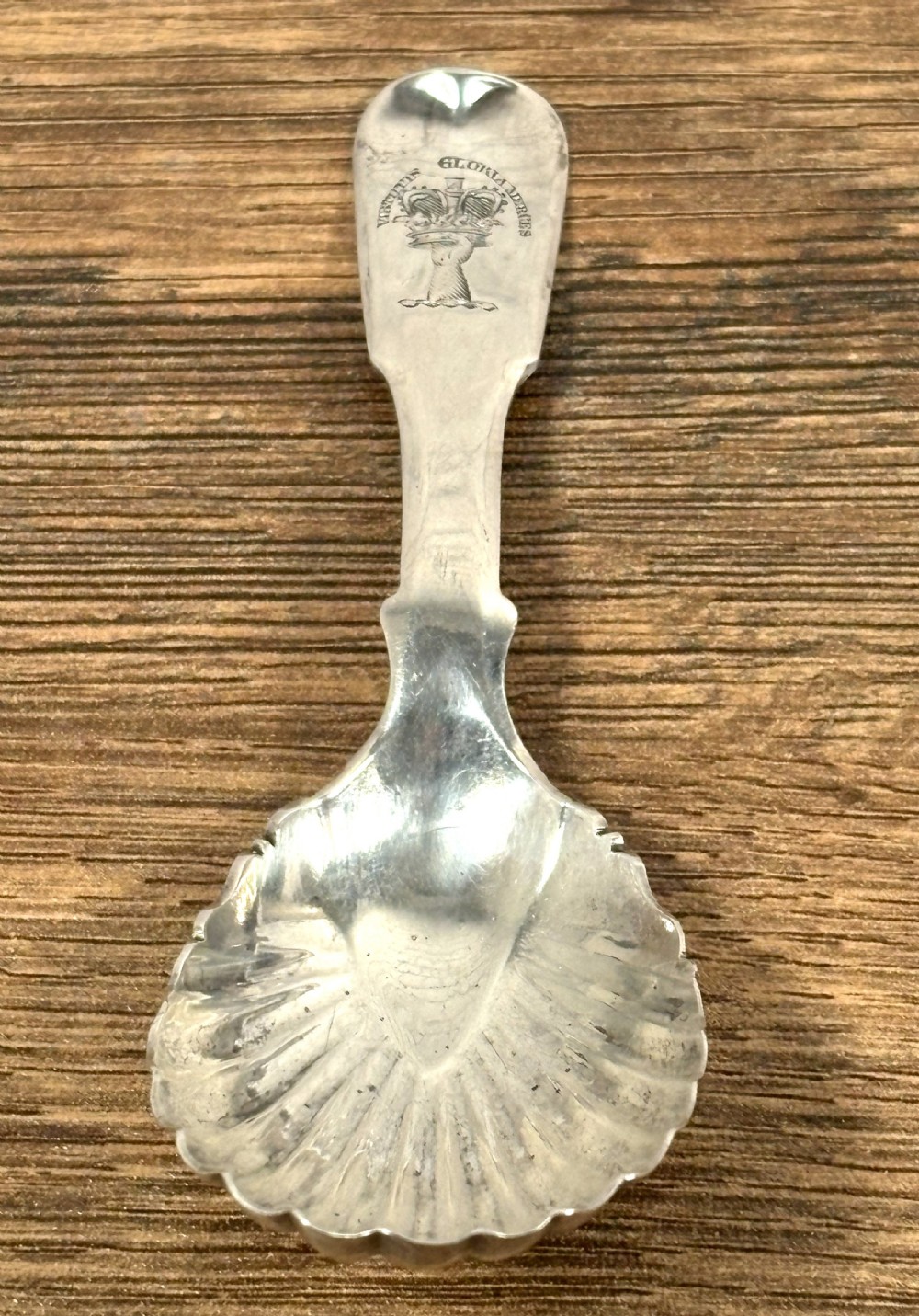Georgian Scottish Silver Caddy Spoon View II