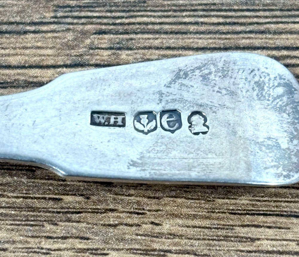 Georgian Scottish Silver Caddy Spoon View V