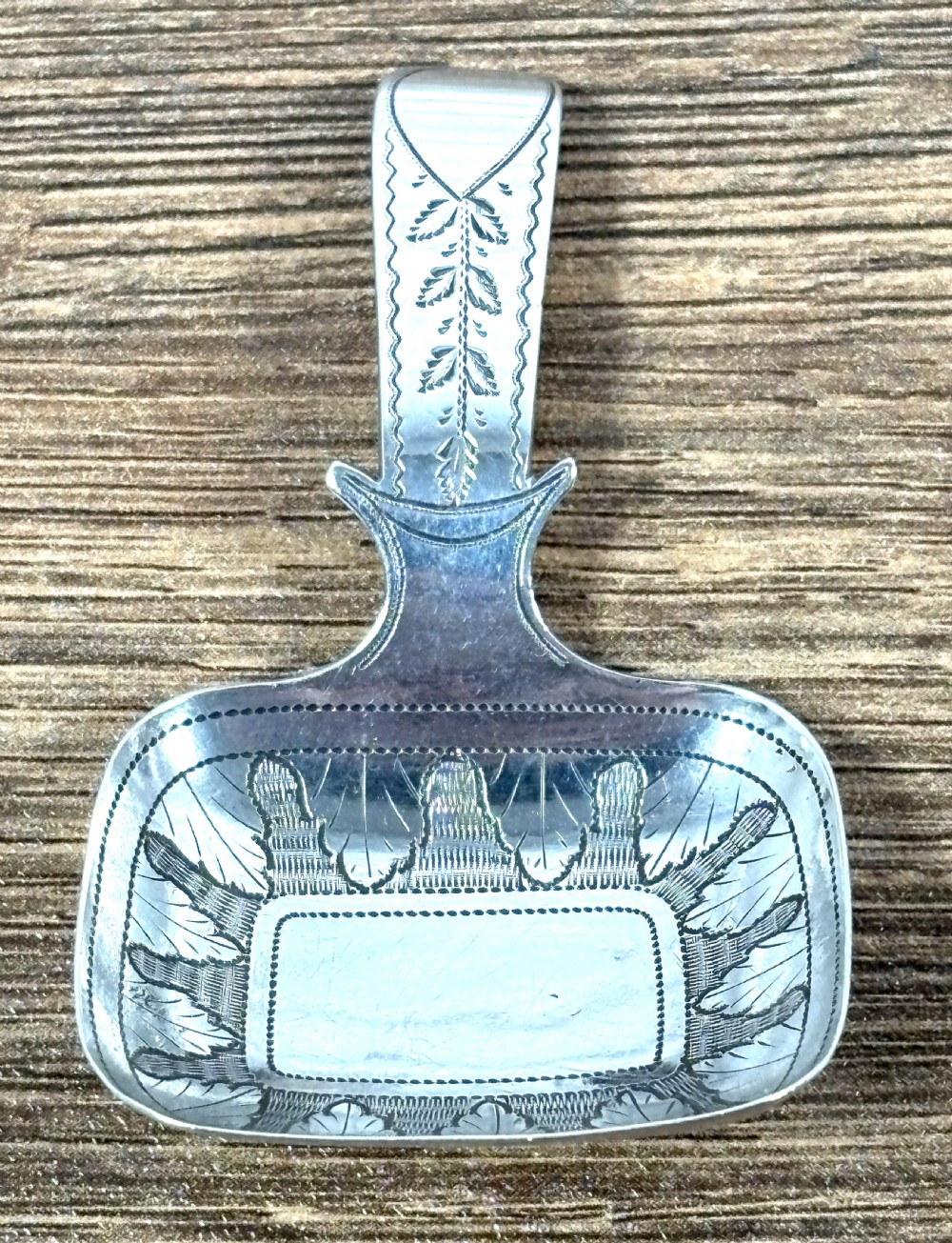Georgian Silver Caddy Spoon View II