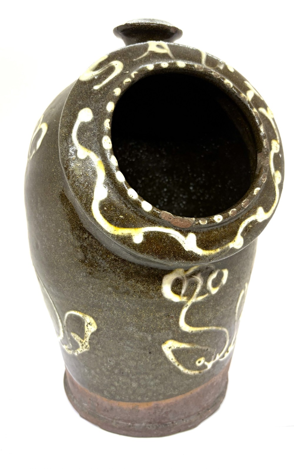 Victorian Scottish Slipware Salt Pig
