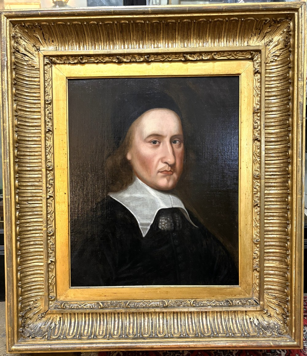 17th Century Framed Oil Painting Of Archibald Campbell (1598-1661)