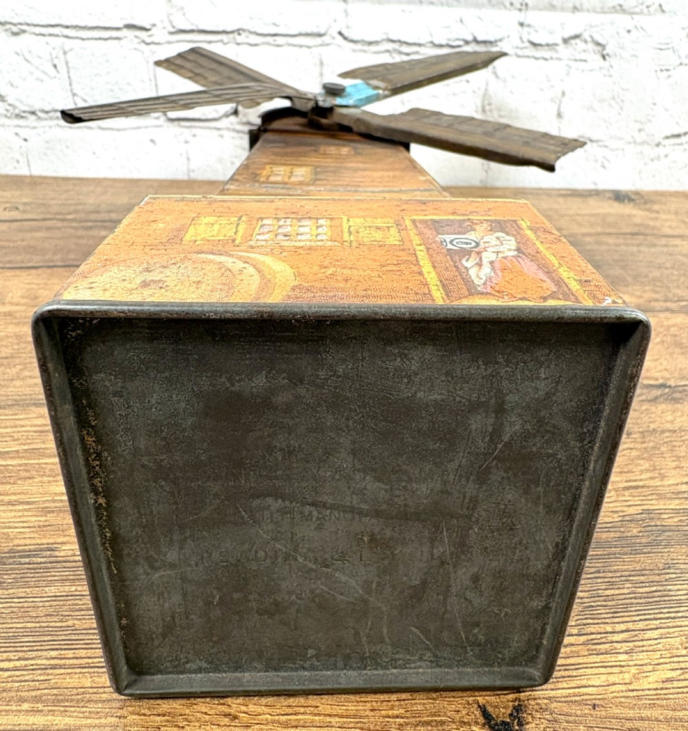 Rare Huntley & Palmers Windmill Biscuit Tin View VII