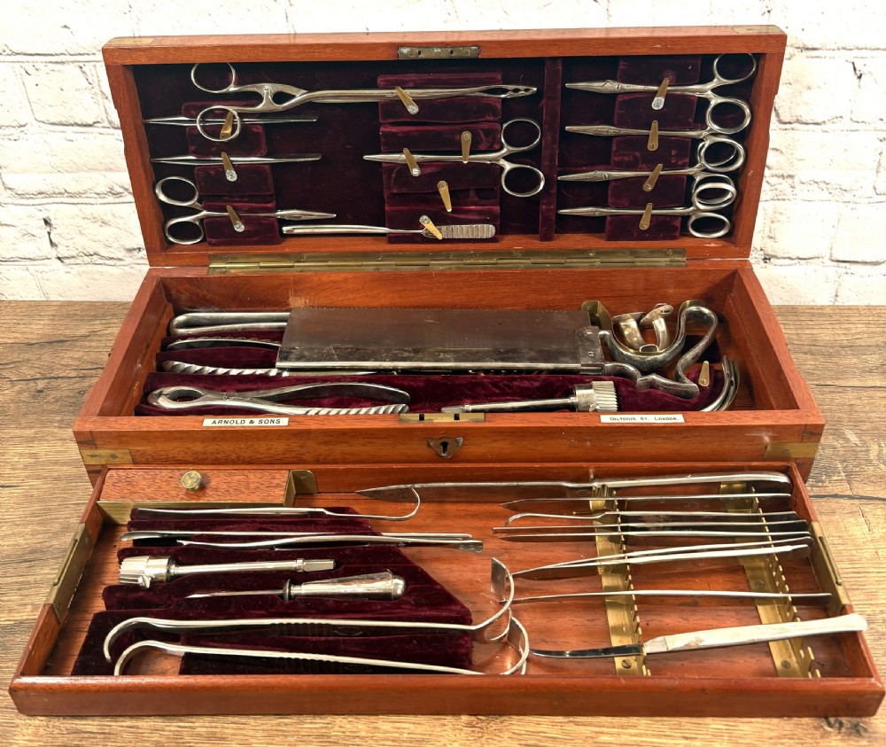 Rare Arnold & Sons WW1 Military Campaign Surgical Kit
