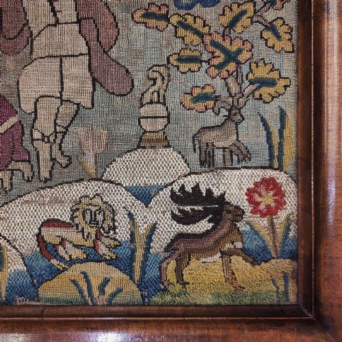 AN ENGLISH NEEDLEWORK PICTURE - ADDITIONAL PHOTO 3