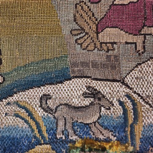 AN ENGLISH NEEDLEWORK PICTURE - ADDITIONAL PHOTO 4