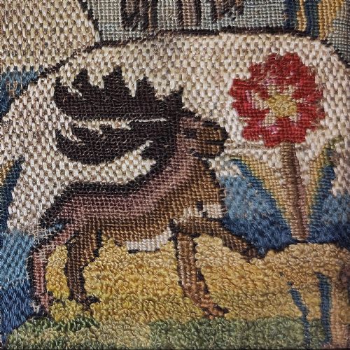 AN ENGLISH NEEDLEWORK PICTURE - ADDITIONAL PHOTO 6