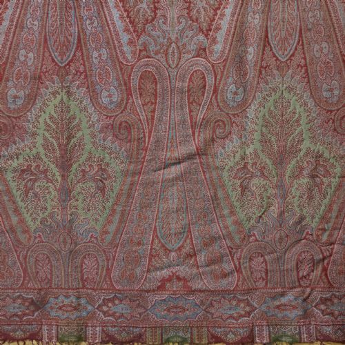 A 19TH CENTURY SHAWL - ADDITIONAL PHOTO 6