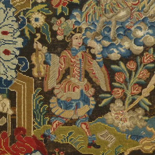 AN 18TH CENTURY FRENCH NEEDLEWORK PANEL - ADDITIONAL PHOTO 1