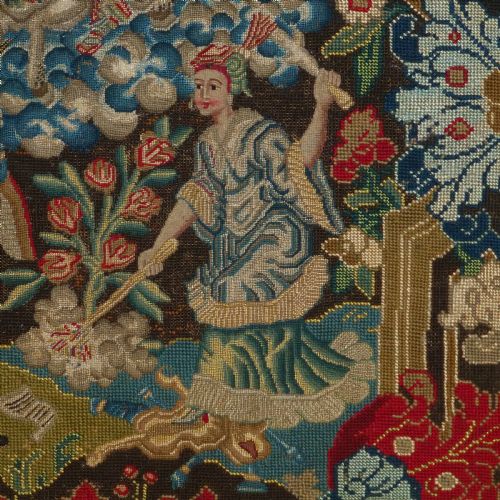 AN 18TH CENTURY FRENCH NEEDLEWORK PANEL - ADDITIONAL PHOTO 2