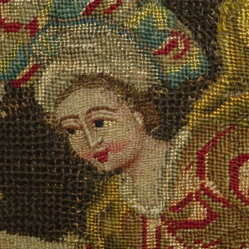 AN 18TH CENTURY FRENCH NEEDLEWORK PANEL - ADDITIONAL PHOTO 5